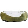 Pet Dog Bed Soft Warm Fleece Puppy Cat Bed Dog Cozy Nest Sofa Bed Cushion For S/M Dog