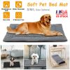 Dog Bed Mat Comfortable Fleece Pet Dog Crate Carpet Reversible Pad Joint Relief For S/M/L Dogs w/ Water Resistant Breathable Cushion Pad Sofa Car Seat