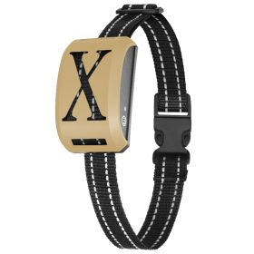 Electric Dog Collar Receiver Anti-Bark Dog Deterrent Training Collar with Beep Vibration Shock Modes for Dog Fence System (Option: ReceiverGold)