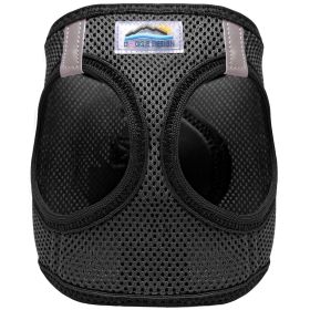 American River Solid Ultra Choke Free Dog Harness (Color: Black, size: 2X-Large)