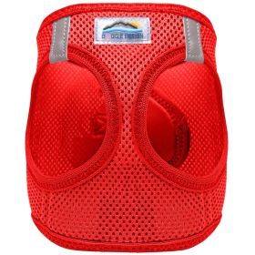 American River Solid Ultra Choke Free Dog Harness (Color: Red, size: 2X/3X-Large)