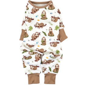 Soft Dog Pajamas (Color: Sloths, size: small)