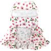 Spring Wildflower Dog Dress with Matching Leash